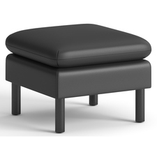 OTTOMAN;LOUNGE;FABRIC;BLK